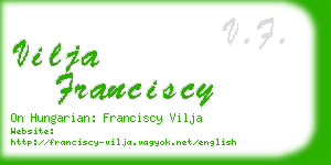 vilja franciscy business card